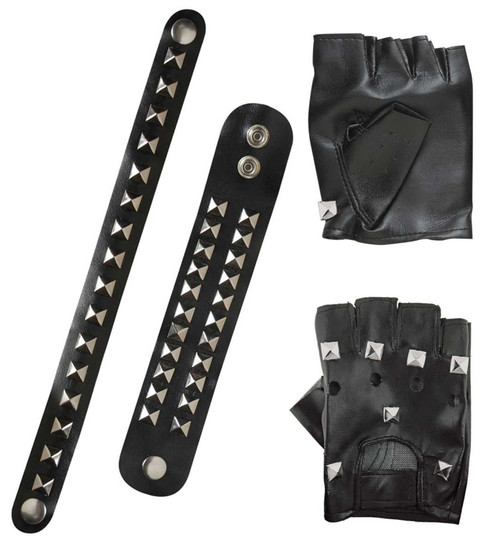 Studded Biker Rocker Set