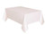 White Plastic Tablecover