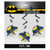 Batman Swirl Decorations - Pack of 3