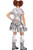 Carnevil Clown Girl Costume Back View