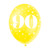 Yellow 90th Birthday Helium Balloons