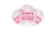 Pink Glitz Happy Birthday Latex Balloons with Pink & Silver Confetti
