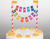 Rainbow Birthday Cake Topper