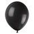 50pk Black Latex Balloons