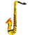 Inflatable Saxophone Gold