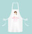 Personalised Brown Hair Girl Communion Apron
