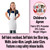 Personalised Blonde Girl Communion Apron Sizing