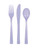 Reusable Lavender Plastic Cutlery