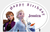 Personalised Disney Frozen Oval Labels (8 Pack)