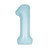 Number 1 Baby Blue Balloon