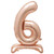Number 6 Standing Rose Gold Balloon