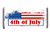 Personalised 4th of July Chocolate Bars (7 Pack)