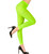 Neon Green Footless Tights