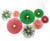 Tropical Flamingo Fan Decorations