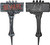 Beware Sign Halloween Decoration front and Back Display
