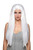 Long White Wig 24 Inch