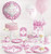 Pink First Holy communion Party Supplies | Pink Christening Party Supplies & Decorations