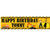 Personalised Construction Party Banner