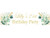 Personalised Gold Leaf Birthday Banner