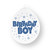 White Birthday Boy Balloons