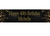 Personalised Black & Gold Damask Banner