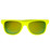 Neon Yellow Glasses | 80's Fancy Dress Costume Accessories