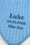 Personalised Baby Blue Name Blanket Blue