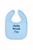 Personalised Hello World Blue Baby Bib