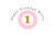 Personalised Pink 1st Birthday Bag Labels (8 Pack)