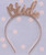 Bride Rose Gold Headband