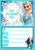 Personalised Frozen Party Invitations