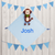 Personalised Embroidery Monkey Comforter