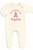 Pink Embroidery Christening Romper
