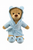 Personalised Blue Embroidery Teddy Bear with Robes