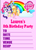 Personalised My Little Pony Invitations (16 Pack)