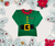 Personalised Kids Elf Pyjamas Costume