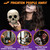 Realistic Plastic Human Head Bone Tabletop Skeleton Head