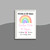 Personalised Rainbow Girl Frame