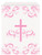 Pink Cross Treat Bags