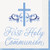 Elegant Blue Cross Communion Napkins