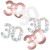 30th Rose Gold Confetti