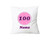 Personalised Pink Dots Age 100 Cushion