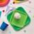 Lime Green Square Paper Plates