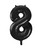 Black Number 8 Balloon - 86cm
