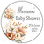 Personalised Floral Baby Shower Pinata