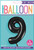 Black Number 9 Shaped Large Foil Balloon (86cm) 1 Piece - Perfect for Birthday Parties and Special Events
