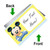 Personalised Baby Mickey Mouse Cake Topper Front