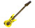 95cm Inflatable Guitar Yellow
