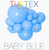 Tuftex 5" Baby Blue Balloons