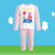 Pink Cloud Peppa Pig Pyjamas